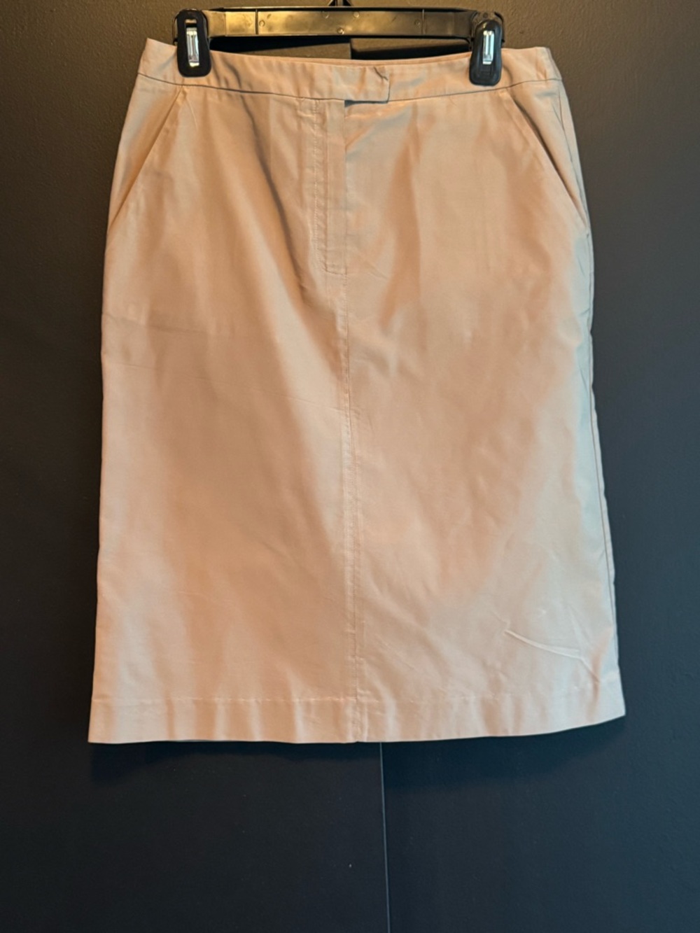 S MaxMara Beige Pencil Skirt